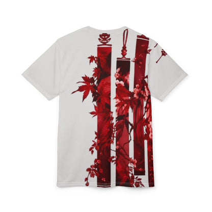 Red cherry Floral Tee