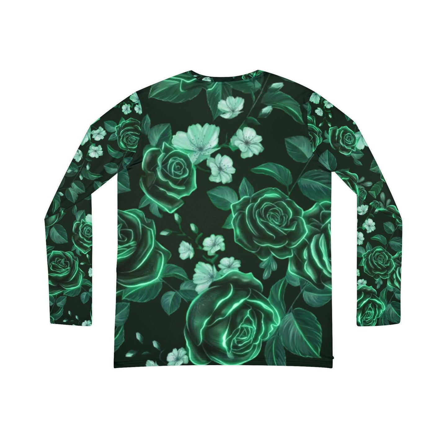 Emerald Rose V-Neck Long Sleeve|