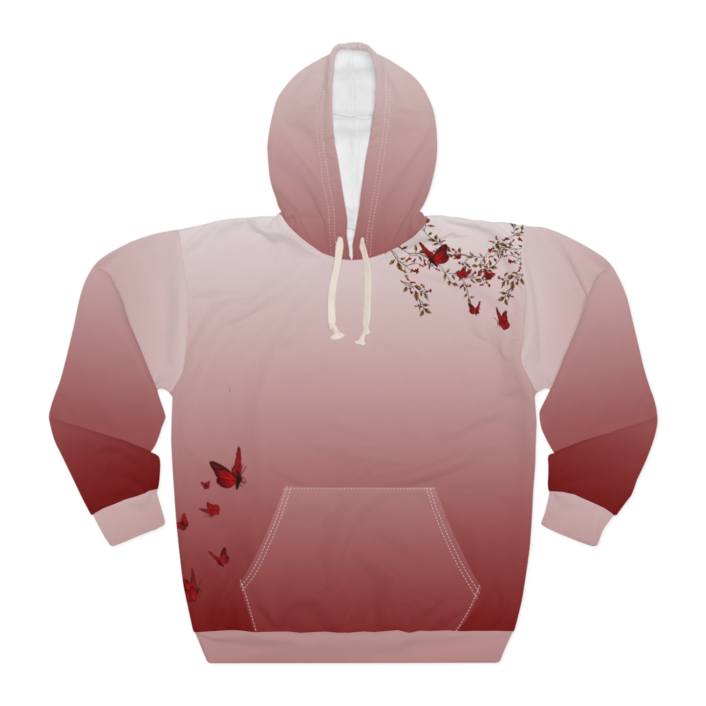 Red Butterfly Hoodie| Unisex
