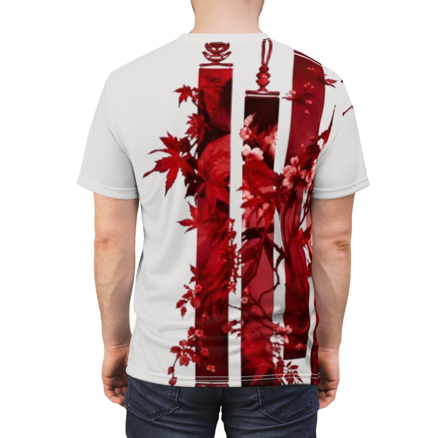 Red cherry Floral Tee