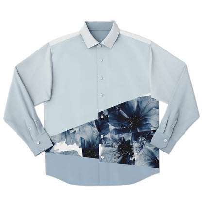 Azure Floral Button Shirt