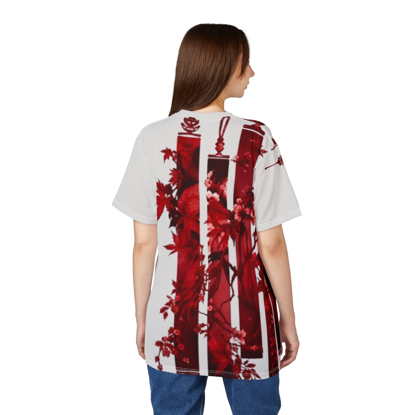Red cherry Floral Tee