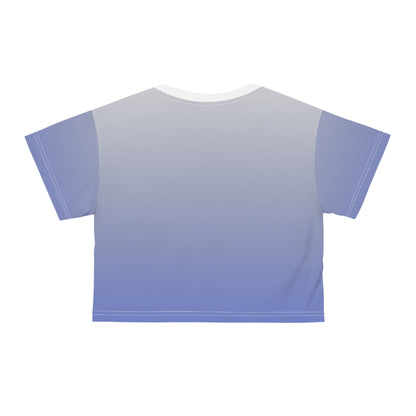 Floral Gradient Crop Tee |