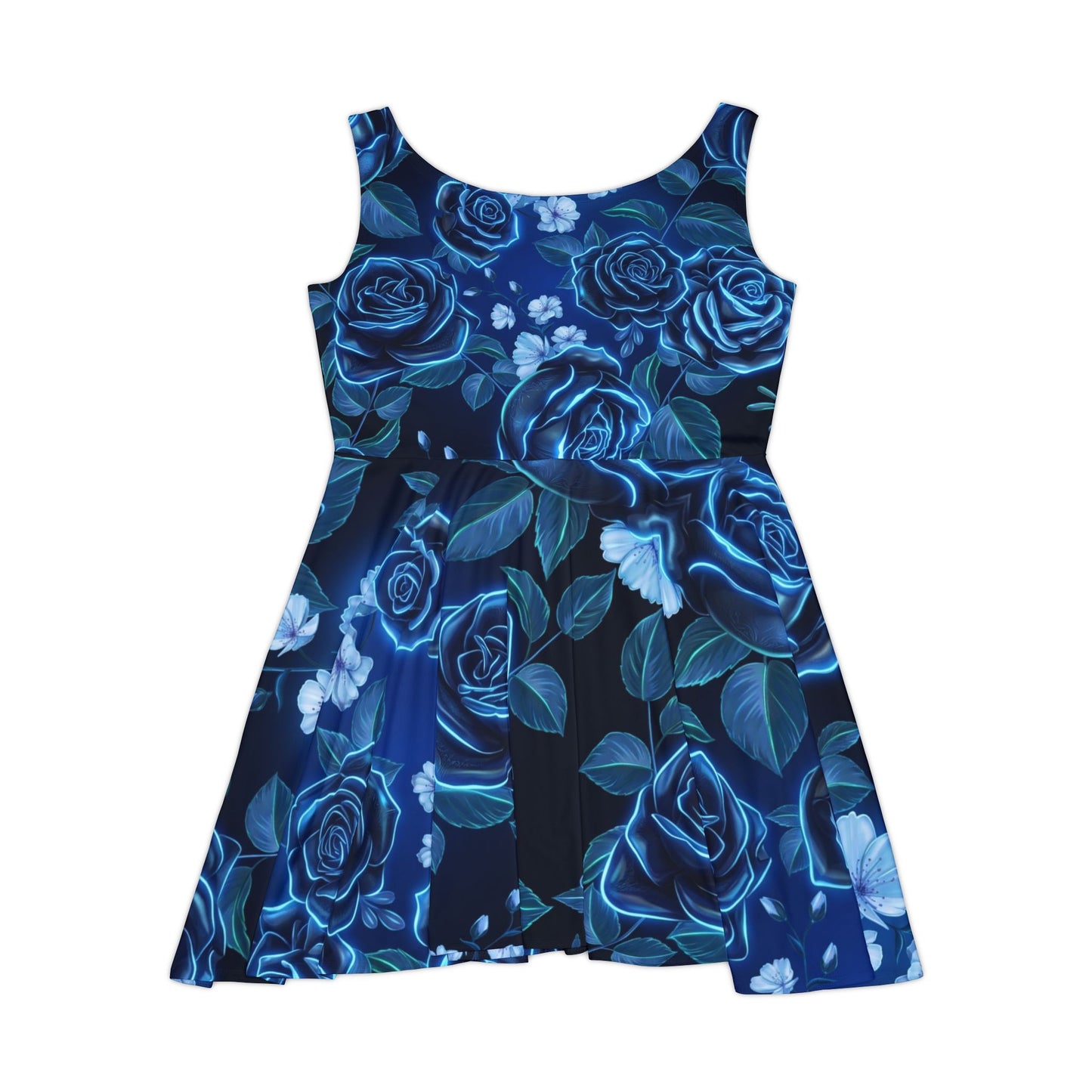 Blue Rose in Dark Dress|