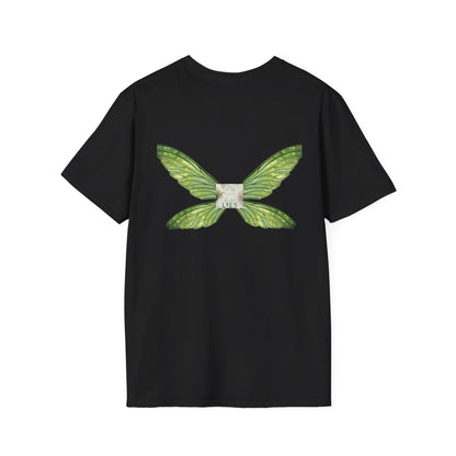 Pocket Book Cover T-Shirt — 'Lies' Minimalist Chest Print