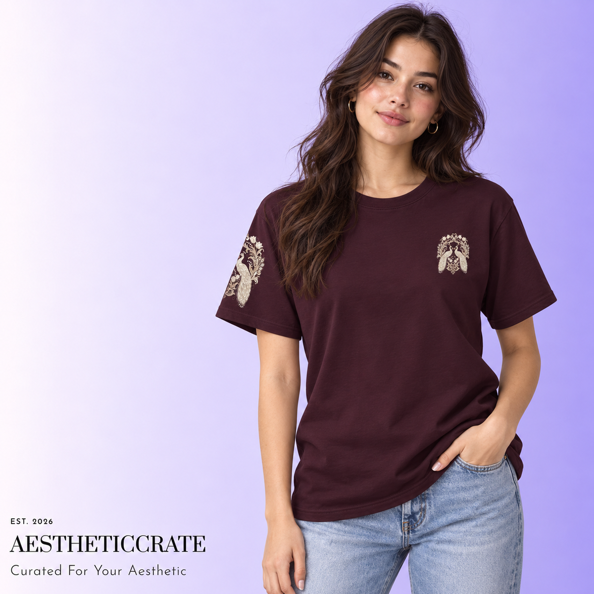 Swan Floral Tee