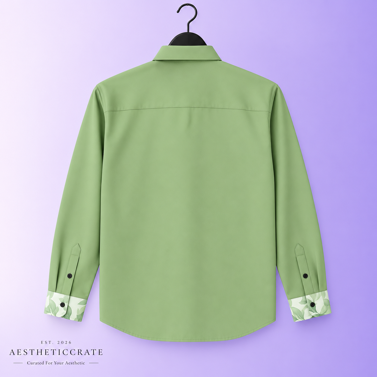 Jade Waves Button Shirt