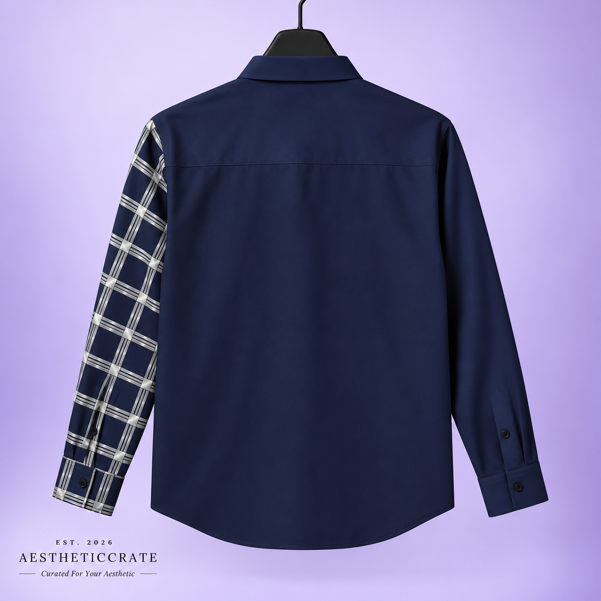 Navy Sky Button Shirt