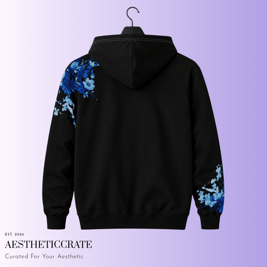 Azure Splash Hoodie - AestheticCrateAll Over Prints