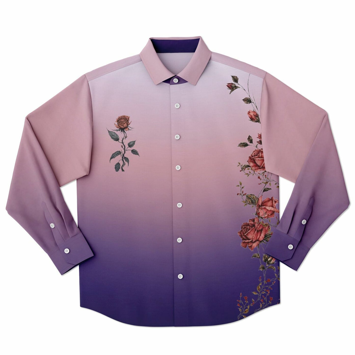 Long Sleeve Rose Shirt|