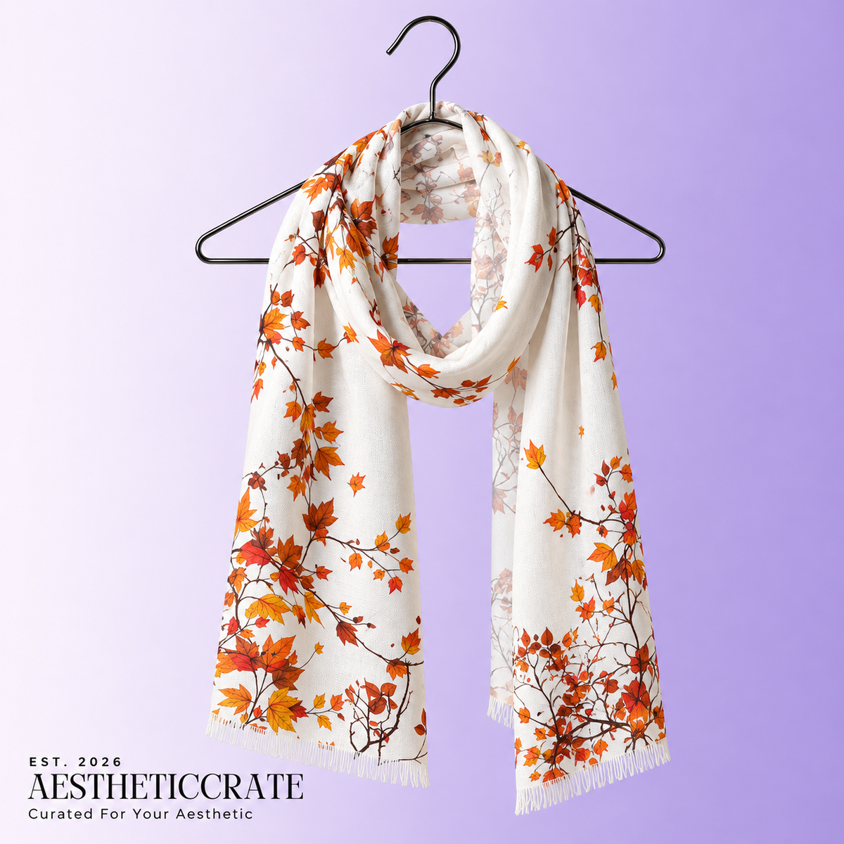 Autumn Leaves Light Scarf