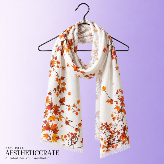 Autumn Leaves Light Scarf