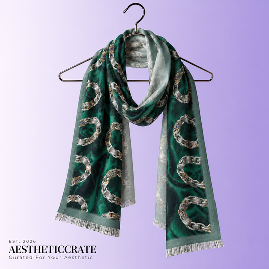 Emerald Snake Chain Scarf