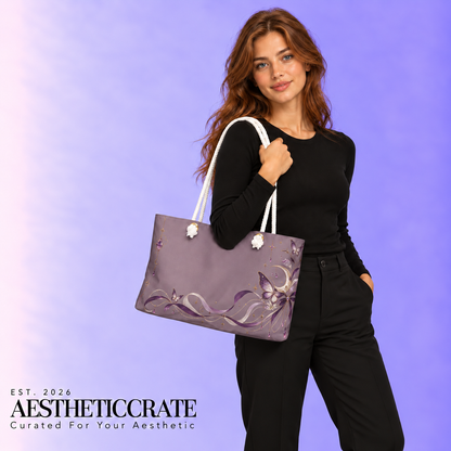Purple Butterfly Weekender