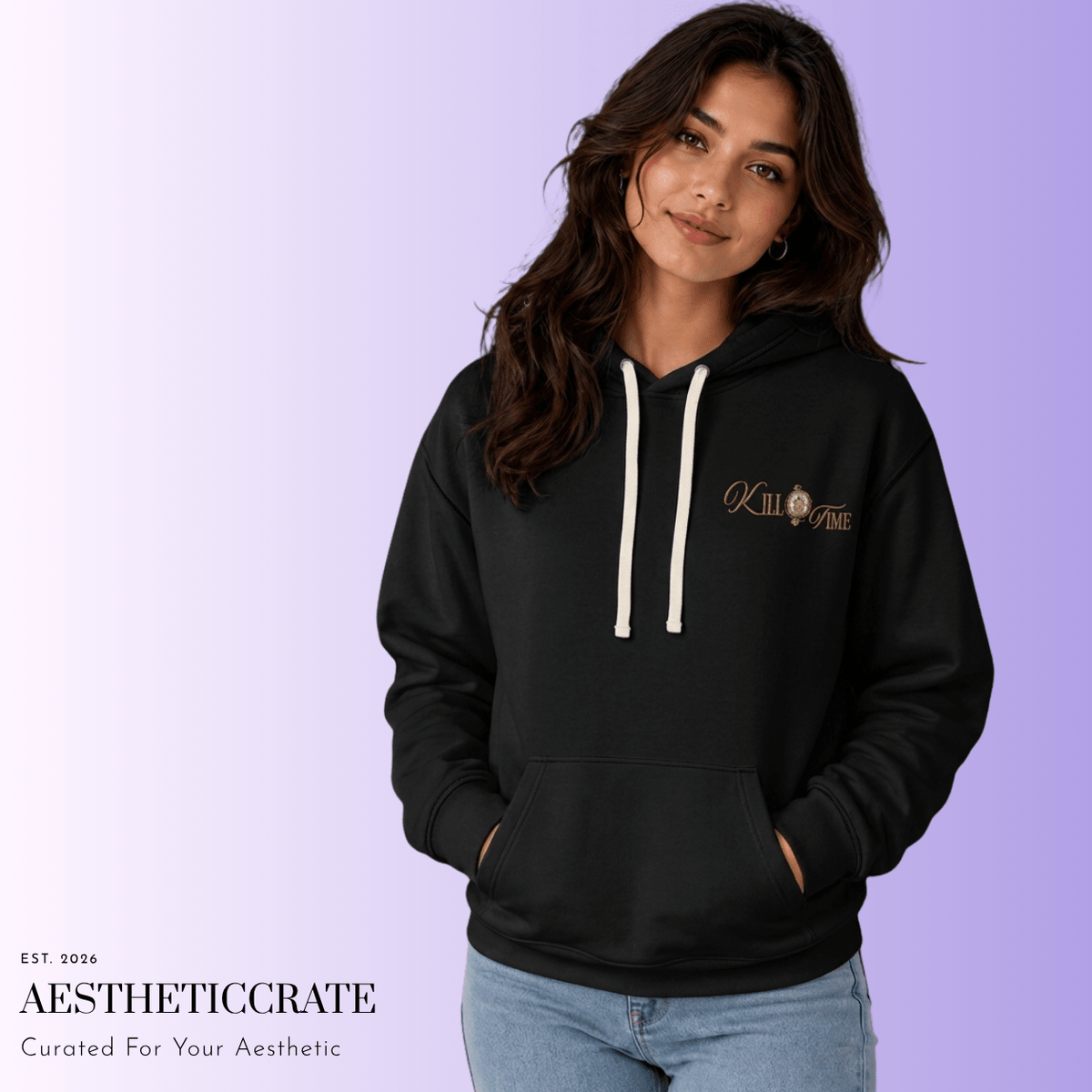 Timekeeper Art Hoodie - AestheticCrateAll Over Prints