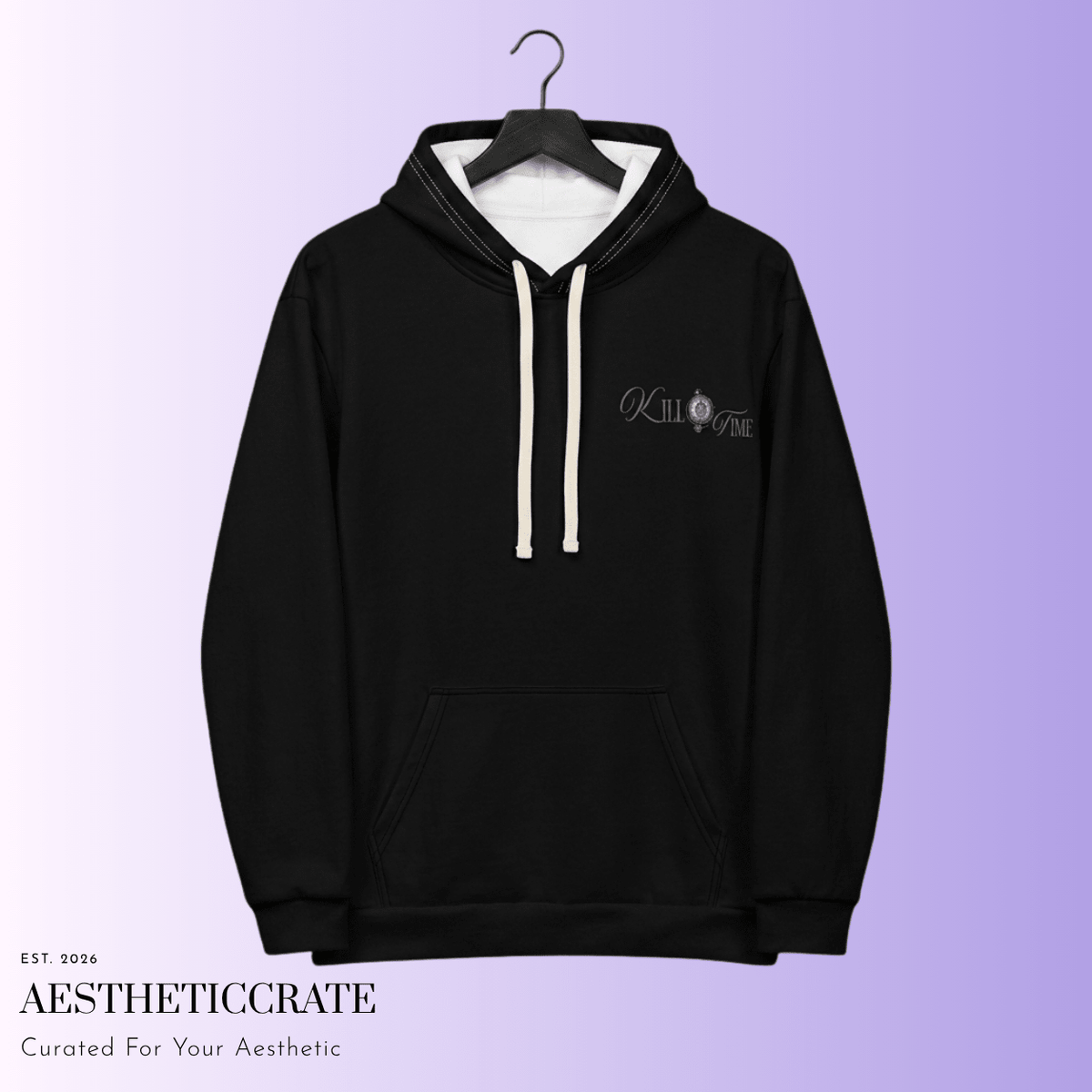 Timekeeper Art Hoodie - AestheticCrateAll Over Prints