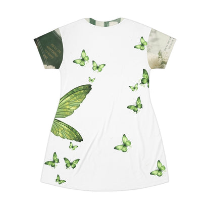 Twisted Lies Butterfly Dress - AestheticCrateAll Over Prints