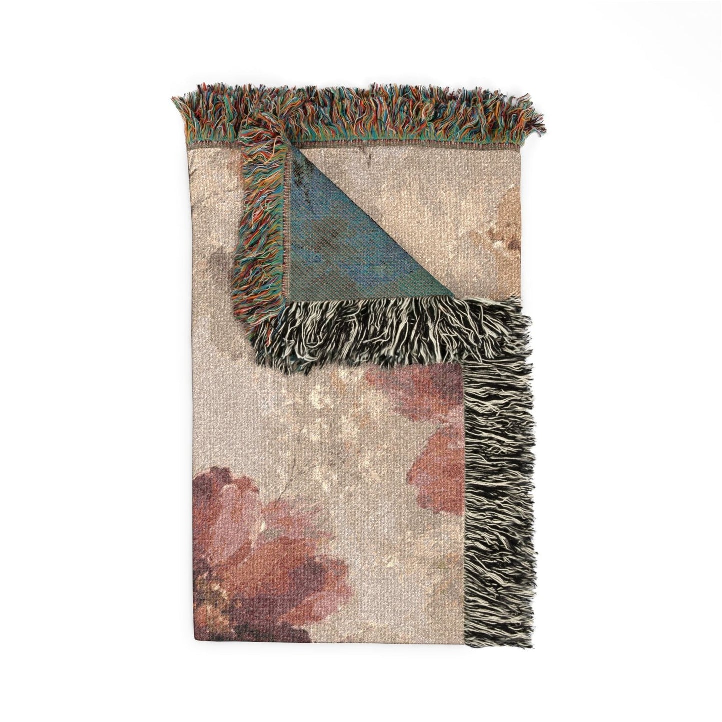 Vintage Botanical Floral Blanket. - AestheticCrateHome Decor