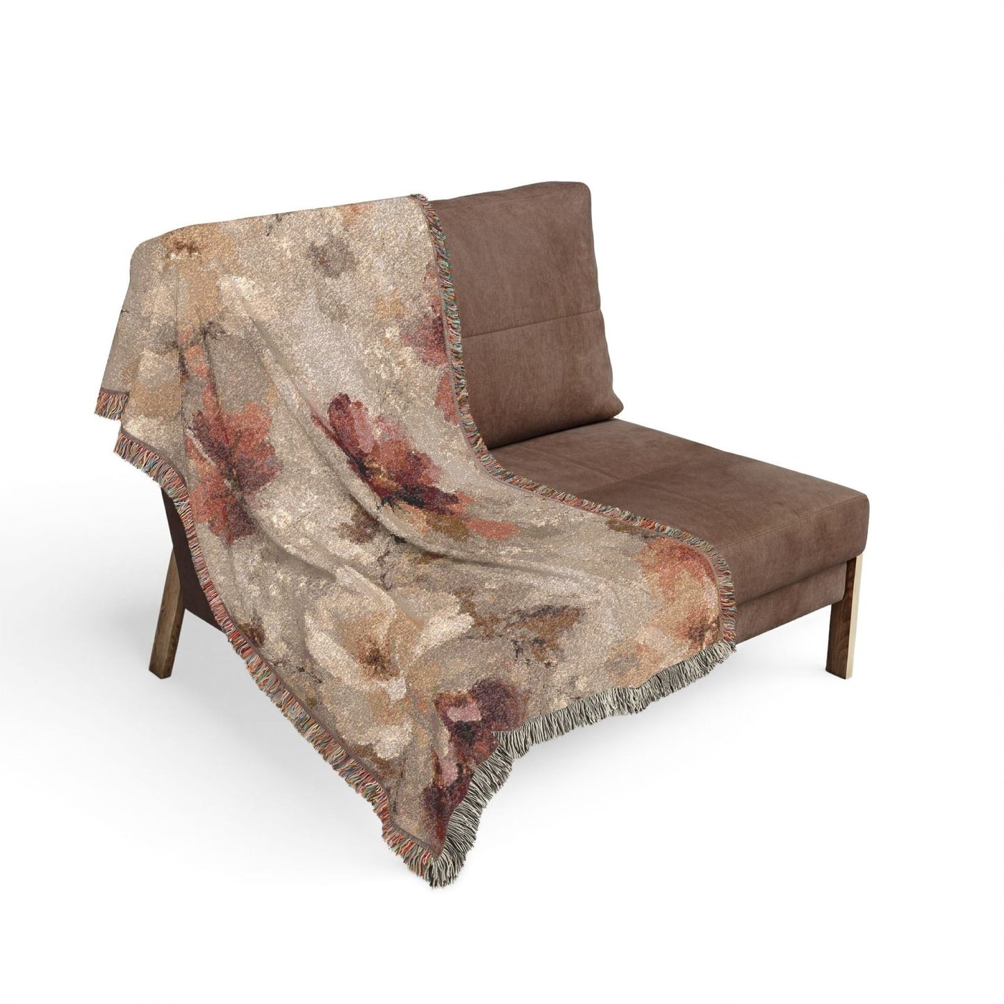 Vintage Botanical Floral Blanket. - AestheticCrateHome Decor
