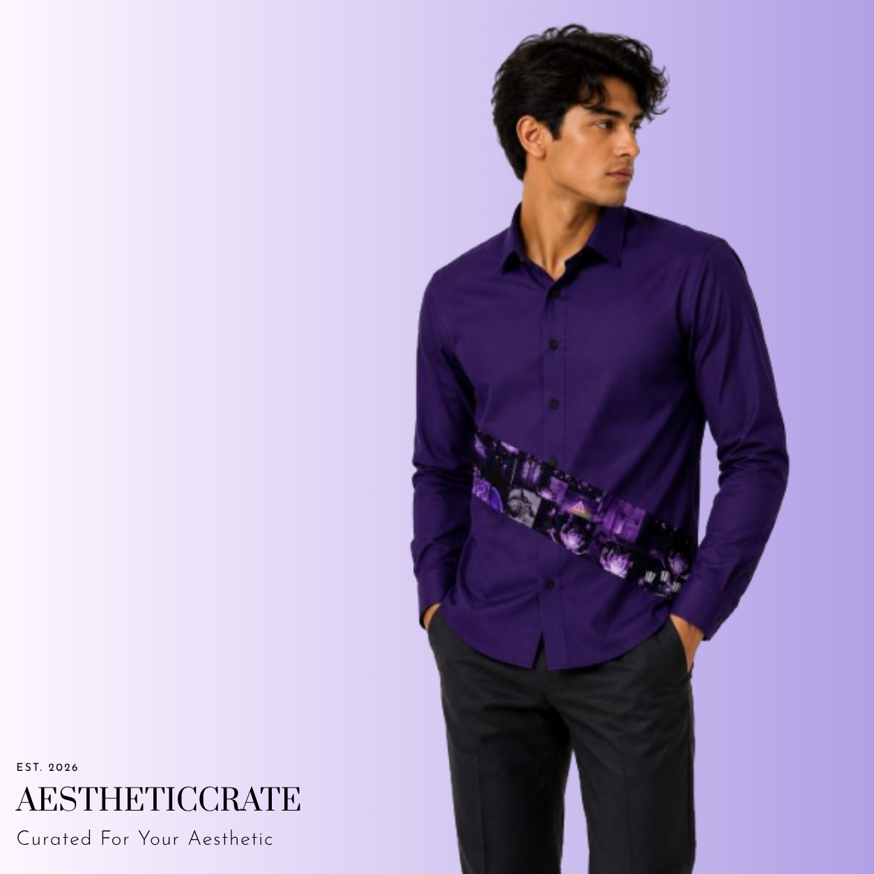 Violet Vibe Shirt.